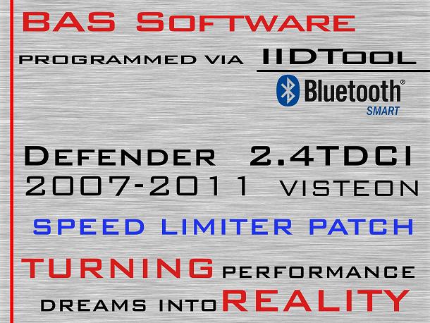 IIDTOOL Defender 2.4L TDCi Speed Limiter Patch
